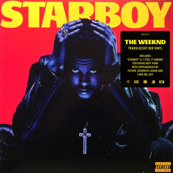 The Weeknd ‎- Starboy (2 x LP, Red Translucent)