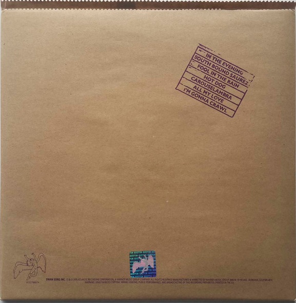 Led Zeppelin - In Through The Out Door (180 Gr)