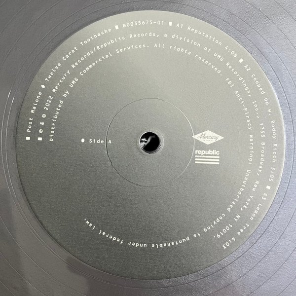 Post Malone - Twelve Carat Toothache (Limited Silver Edition)