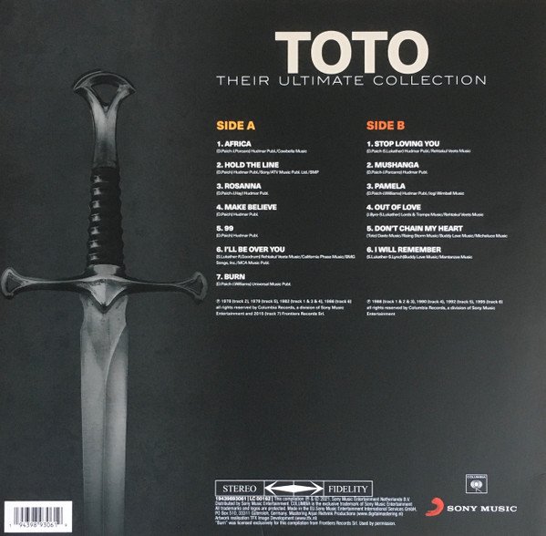 Toto - Their Ultimate Collection (Limited Edition, Red With Black Smoke)