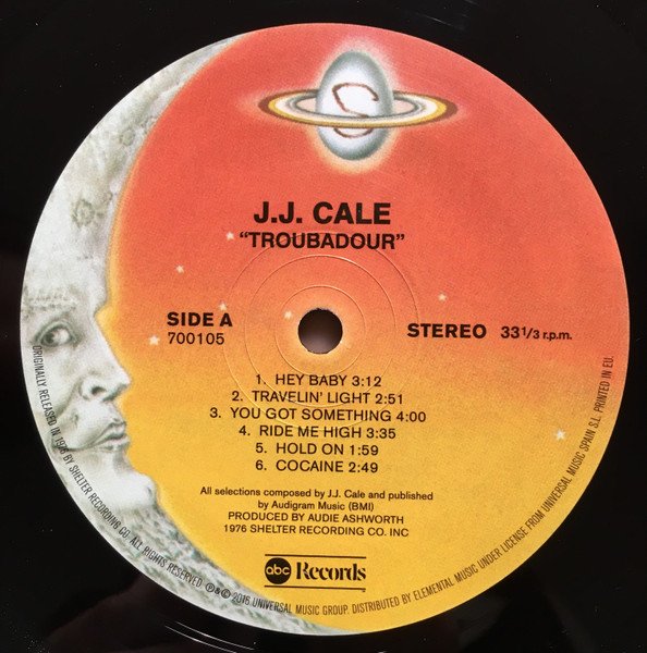 J.J. Cale - Troubadour (Limited Edition, 180 gr)