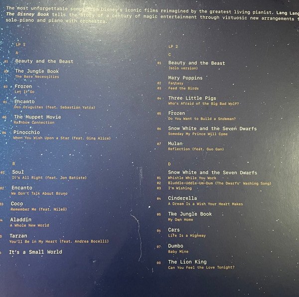 Lang Lang - The Disney Book (2 LP, 180 Gr)