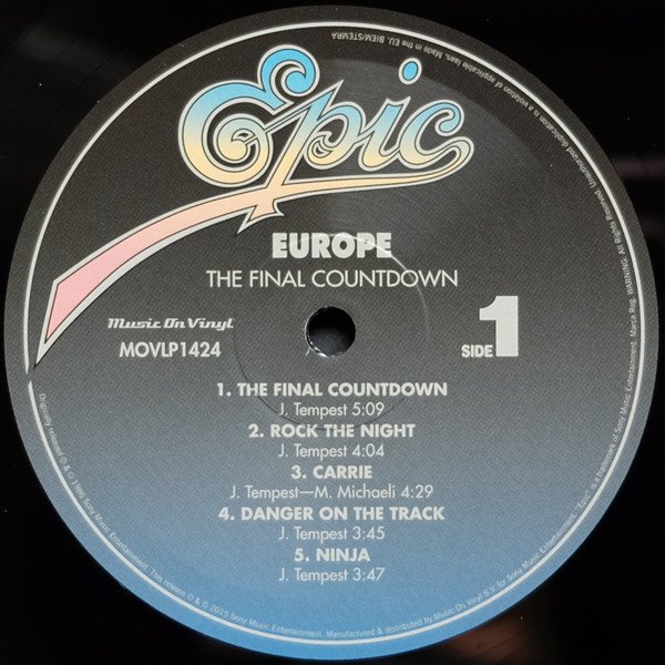 Europe - The Final Countdown (Music On Vinyl, 180 g)