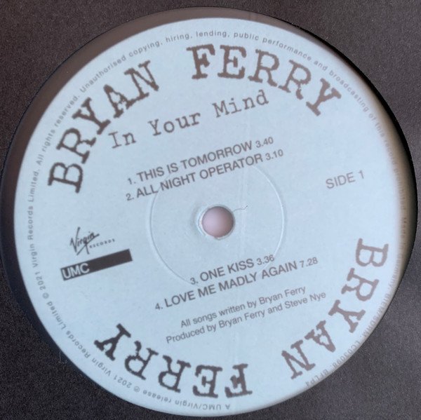 Bryan Ferry - In Your Mind