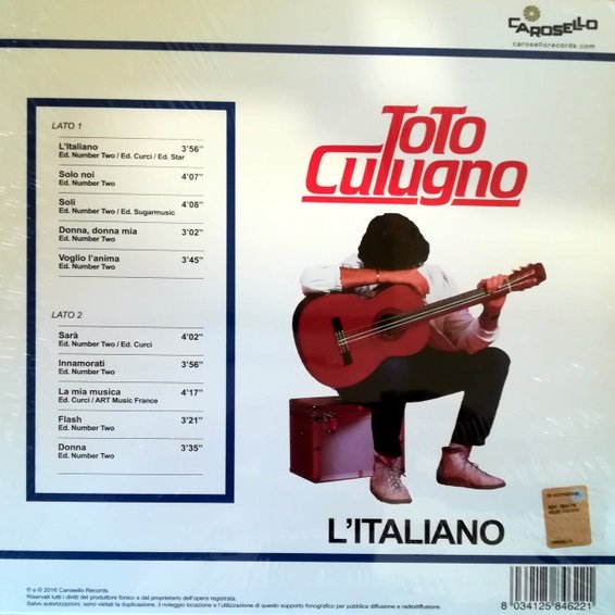 Toto Cutugno - L'Italiano