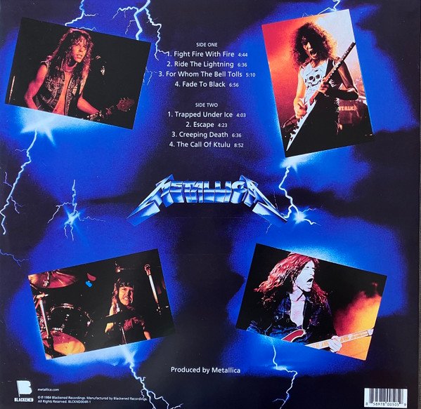 Metallica - Ride The Lightning