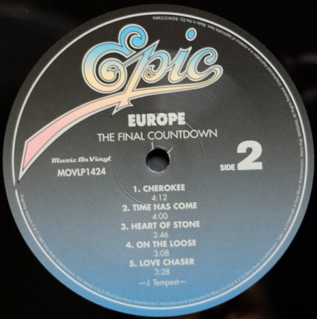 Europe - The Final Countdown (Music On Vinyl, 180 g)
