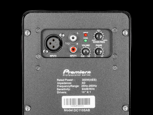 Сабвуфер Premiera DC110SAB
