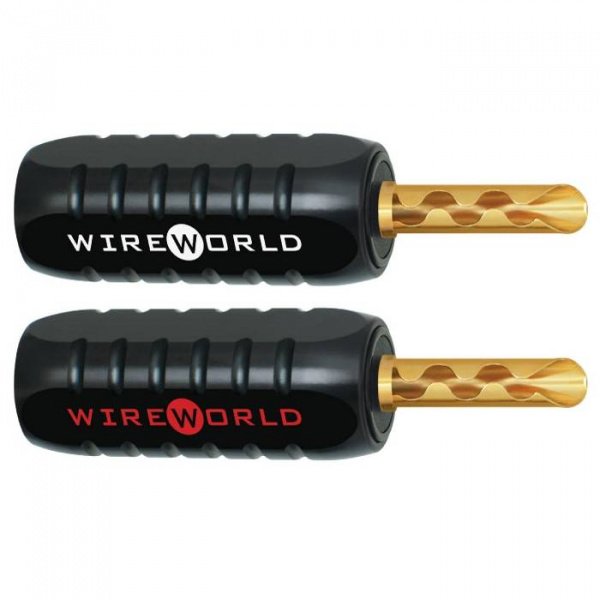 Wireworld Gold Set Screw Banana 10ga ABS Shell